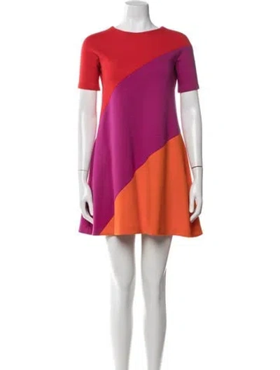 Pre-owned Lisa Perry Wool Mini Dress In Pink