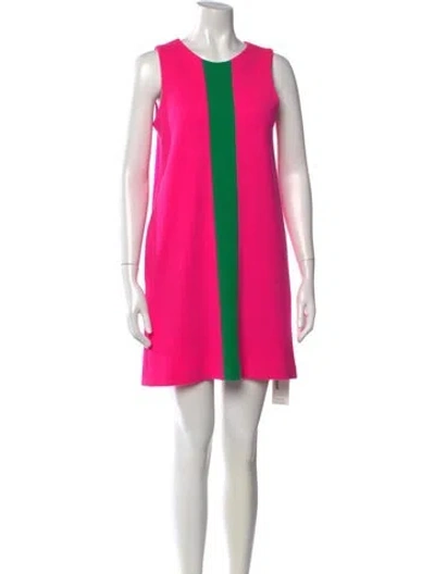 Pre-owned Lisa Perry Wool Mini Dress In Pink