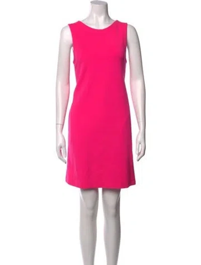 Pre-owned Lisa Perry Wool Mini Dress In Pink
