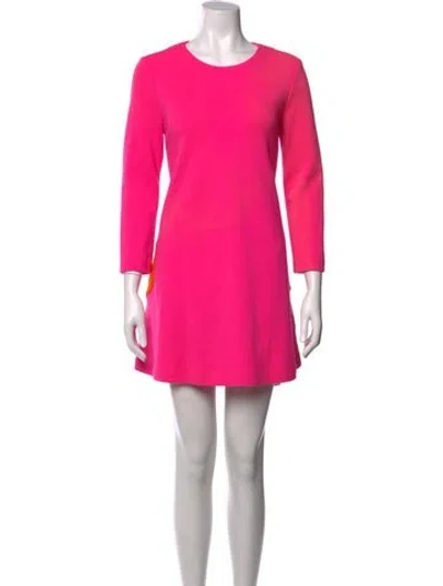 Pre-owned Lisa Perry Wool Mini Dress In Pink