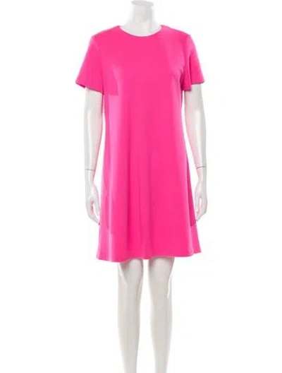 Pre-owned Lisa Perry Wool Mini Dress In Pink