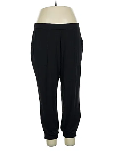 Pre-owned Lisa Rinna Active Pants In Black