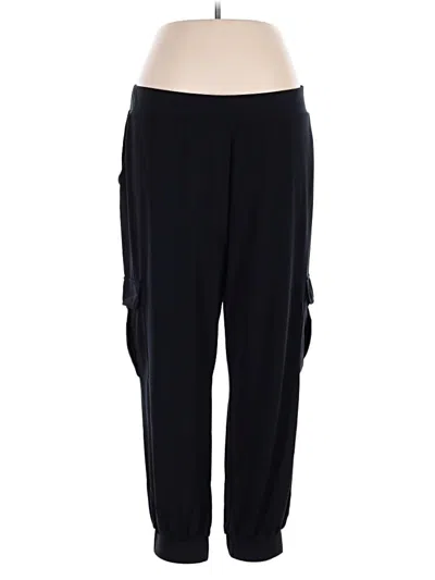 Pre-owned Lisa Rinna Active Pants In Black