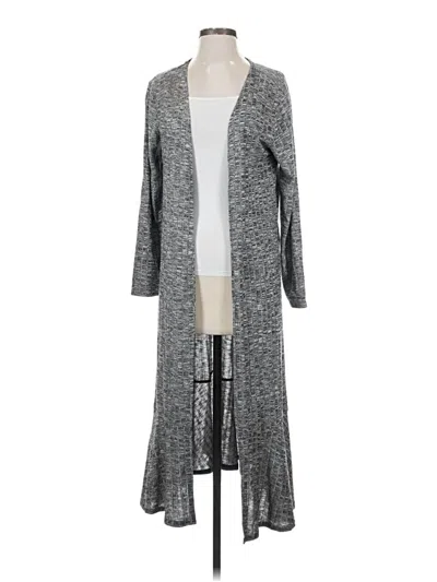 Pre-owned Lisa Rinna Cardigan Sweater In Gray
