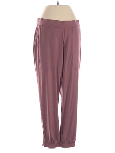 Pre-owned Lisa Rinna Casual Pants In Burgundy