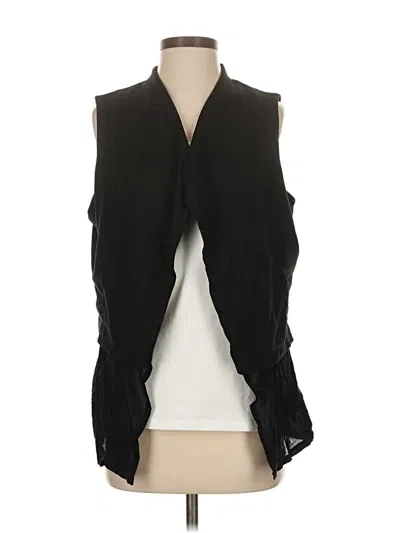 Pre-owned Lisa Rinna Sleeveless Blouse In Black