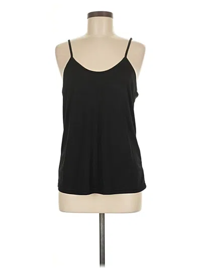 Pre-owned Lisa Rinna Tank Top Black Halter Neckline Tops