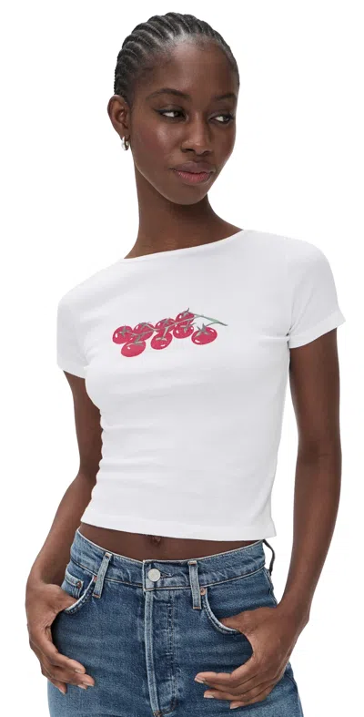 Lisa Says Gah Alex Tee Pomodoro In White