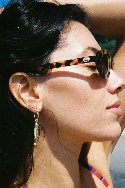 Lisa Says Gah Anchovy Earrings In Gold, Women's At Urban Outfitters