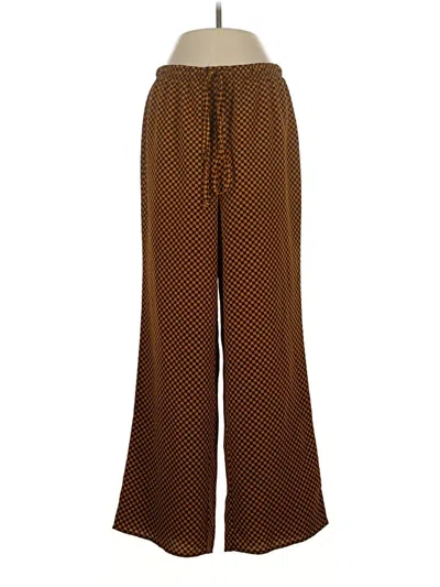 Pre-owned Lisa Says Gah Casual Pants In Brown