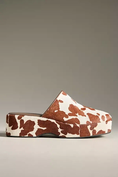 Lisa Says Gah Dakota Platform Clogs In Brown