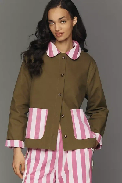 Lisa Says Gah Dalton Jacket In Brown