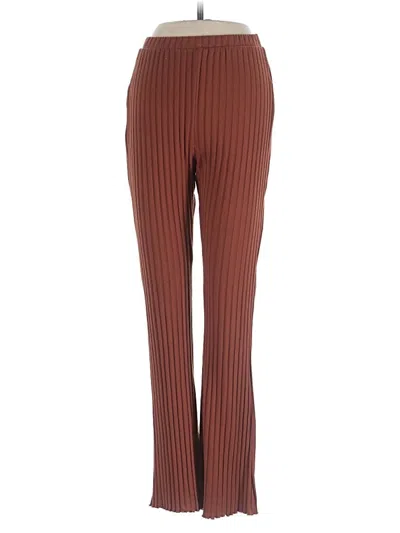 Pre-owned Lisa Says Gah Dress Pants In Brown