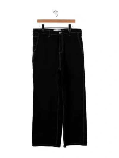 Pre-owned Lisa Says Gah High-rise Wide Leg Jeans W/ Tags In Black