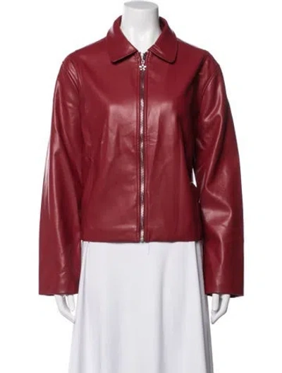 Pre-owned Lisa Says Gah Jacket In Red