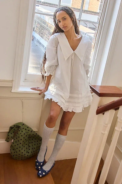 Lisa Says Gah Leigh Dress In Dove, Women's At Urban Outfitters In Neutral