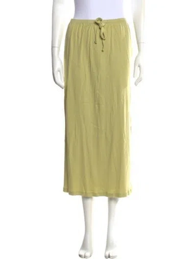 Pre-owned Lisa Says Gah Long Skirt In Green
