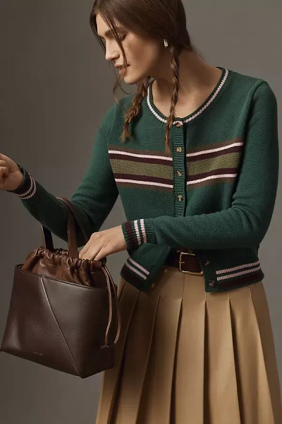 Lisa Says Gah Odessa Cardigan Sweater In Green