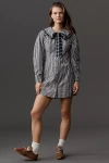 Lisa Says Gah Piper Gingham Mini Dress In Black