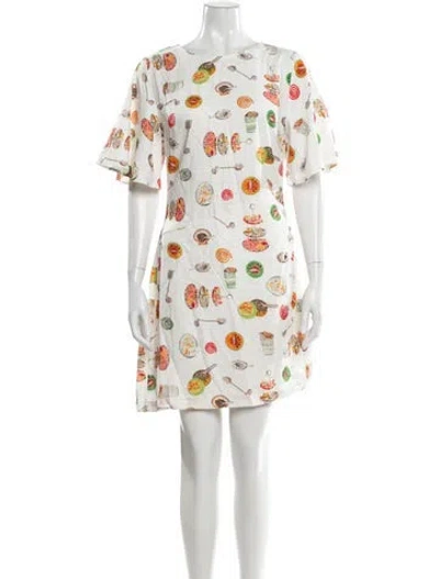 Pre-owned Lisa Says Gah Printed Mini Dress W/ Tags In Multi