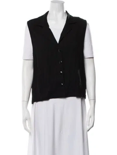 Pre-owned Lisa Says Gah Vest In Black