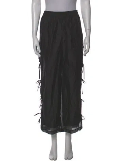 Pre-owned Lisa Says Gah Wide Leg Pants In Gray