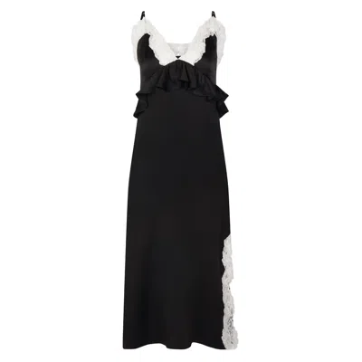 Lisa The Label Women's Black Rosie Slip Dress In Noire