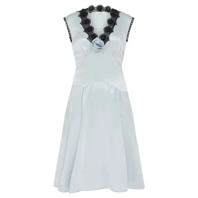 Lisa The Label Women's Blue Le Jardin Pansy Tea Dress