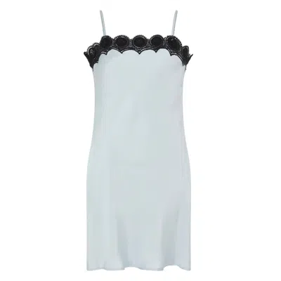 Lisa The Label Women's Blue Le Jardin Rosebud Short Slip Dress