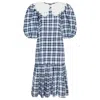 Lisa The Label Women's Bow Belle Lilly Dress Periwinkle Blue In Blue