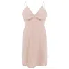 Lisa The Label Women's Bow Belle Short Slip In Silk In Neutral