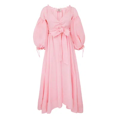 LISA THE LABEL WOMEN'S CAFE SOCIETY THE COUNTESS DRESS PEONY PINK