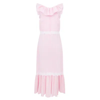 Lisa The Label Women's Hello Sailor Adore Dress In Petal Pink
