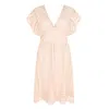 Lisa The Label Women's Orange Cappuccino Dress Short In Pink