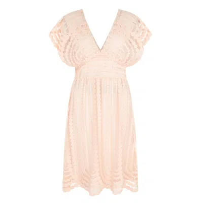 Lisa The Label Women's Orange Cappuccino Dress Short In Pink