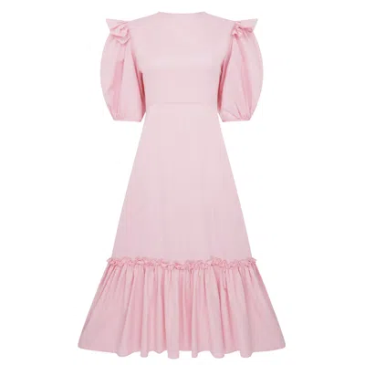 Lisa The Label Women's Pink / Purple Angel Baby Plum Dress In Pink In Pink/purple