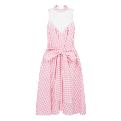 Lisa The Label Women's Pink / Purple Hello Sailor Gypsy Dress In Pink/purple