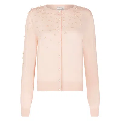 Lisa The Label Women's Pink Raindrop Cardi