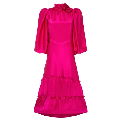 Lisa The Label Women's Red Le Jardin Camiella Dress