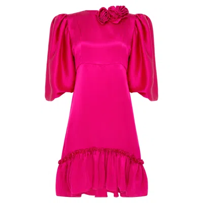 Lisa The Label Women's Red Le Jardin Petal Dress