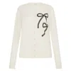 Lisa The Label Women's White Angel Baby Love Cardi In Créme In White