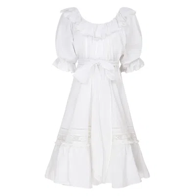 Lisa The Label Women's White Prairie Dress