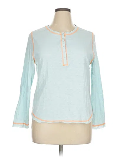 Pre-owned Lisa Todd 3/4 Sleeve T-shirt In Blue