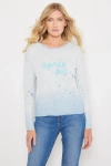 Lisa Todd Apres Sea Sweater In Iced Blue