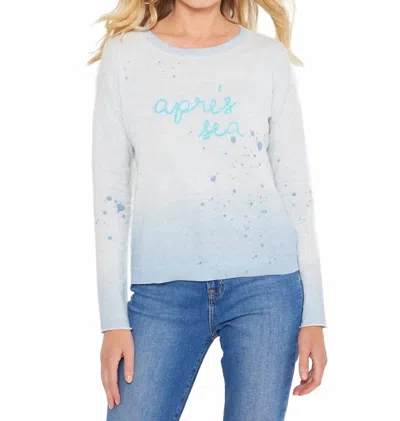Lisa Todd Apres Sea Sweater In Iced Blue