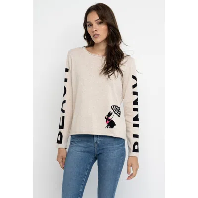 Lisa Todd Beach Bunny Sweater In Almond