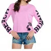 Lisa Todd Beach Bunny Sweater In Iced Orchid In Purple