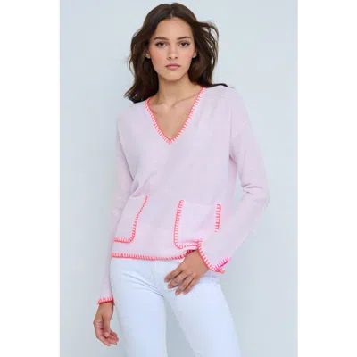 Lisa Todd Beach Lover Cotton Blend Sweater In Wisteria