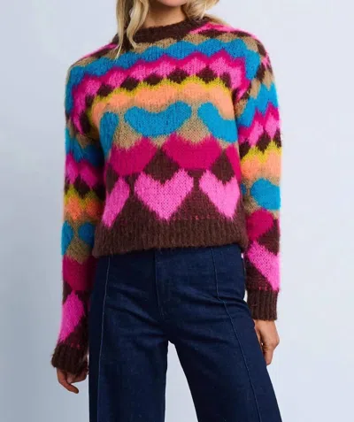 Lisa Todd Bellissima Sweater In Multi Bright