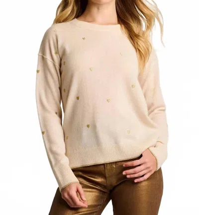 Lisa Todd Call It Love Sweater In Frosting In White